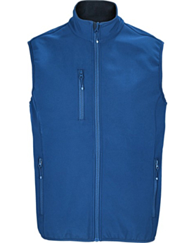 Nachhaltige Herren Softshellweste aus recyceltem Polyester