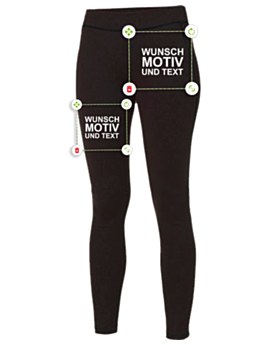 Damen Sport Leggings selbst gestalten