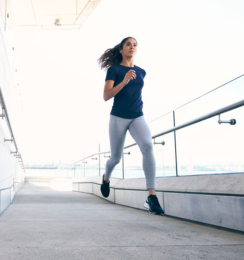 Basic Laufshirt Damen aus 100% recyceltem Polyester