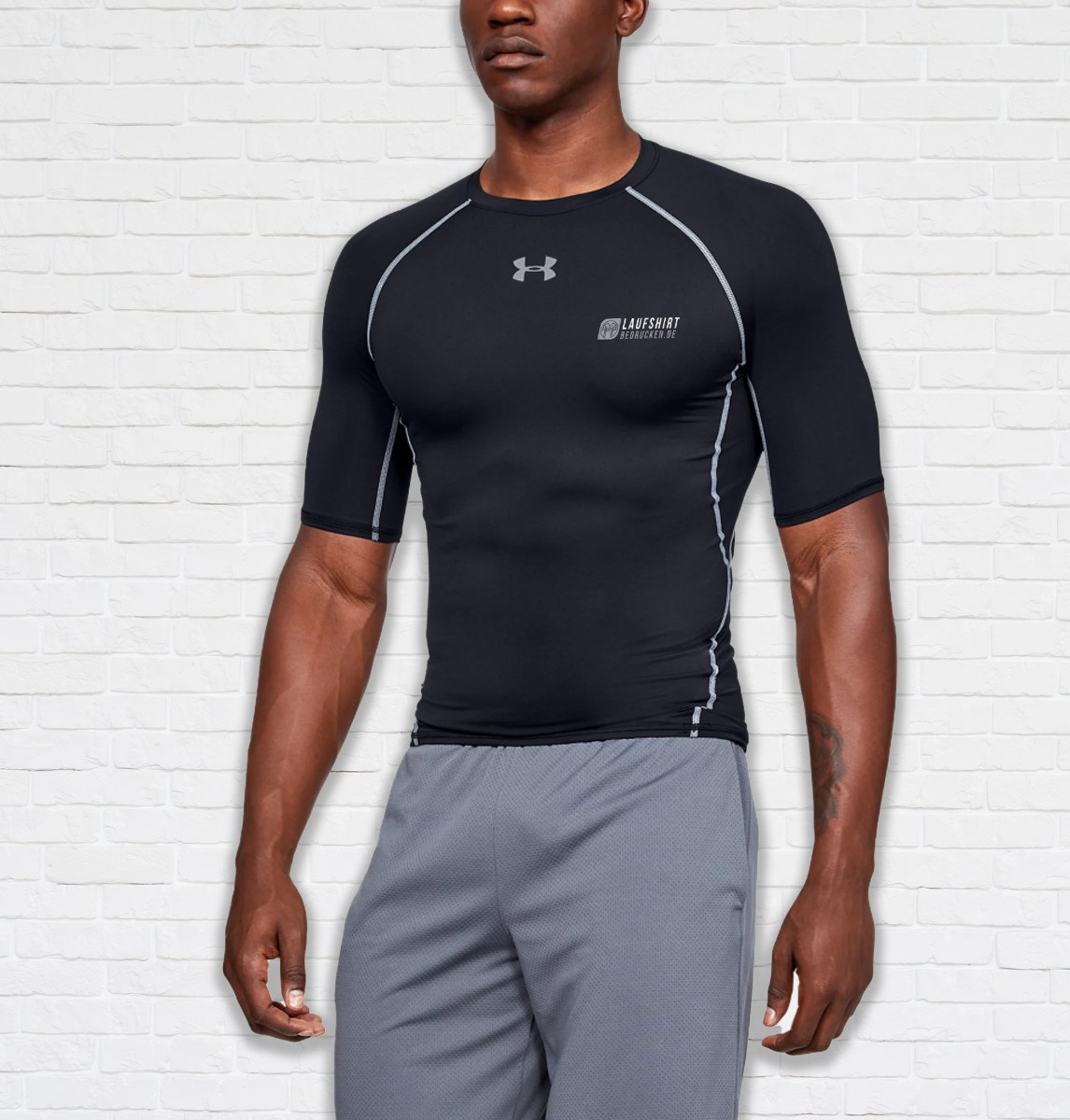 Kompressionsshirt Herren Mit Druck | Laufshirt-bedrucken.de