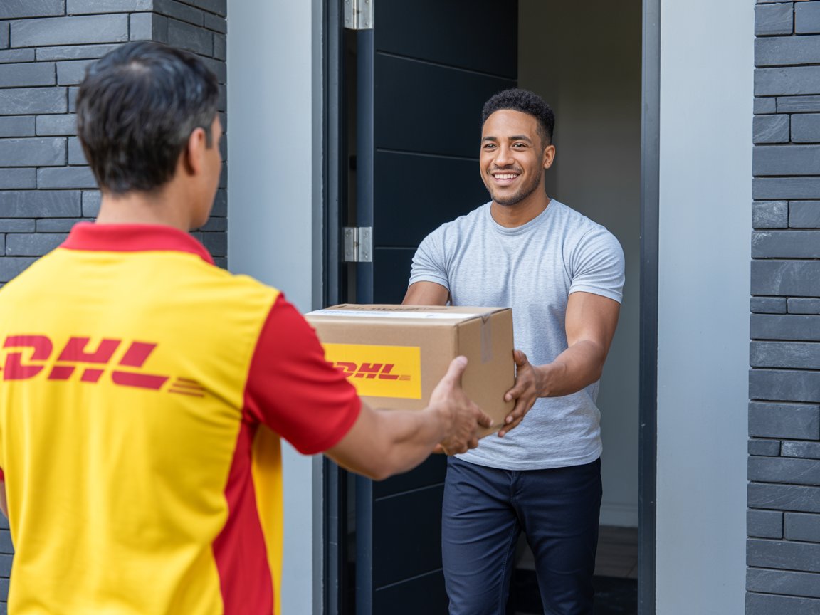 Deine Bestellung blitzschnell geliefert mit Top Logisitkpartnern DHL