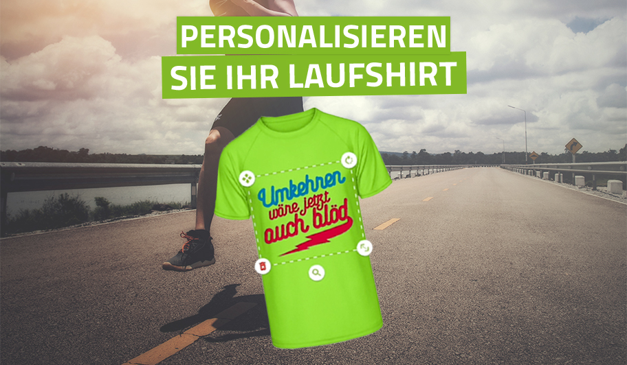 Laufshirt bedrucken Shirts gestalten Laufshirtbedrucken.de